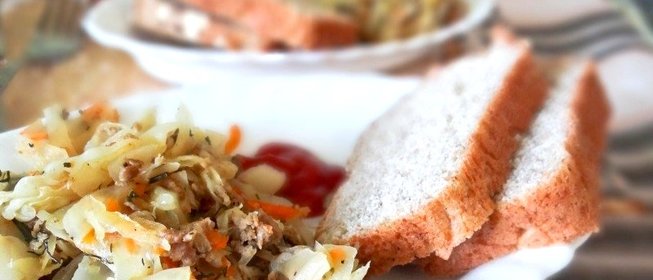 Бигус с фаршем