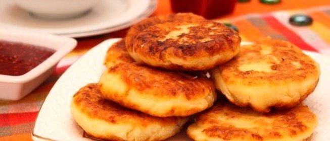 Творожно–яблочные блины с корицей