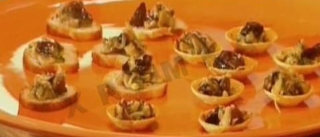 Закуска из грибного рагу