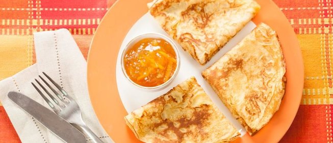 Блинчики на сливках