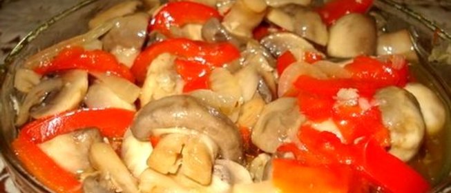 Шампиньоны по-корейски