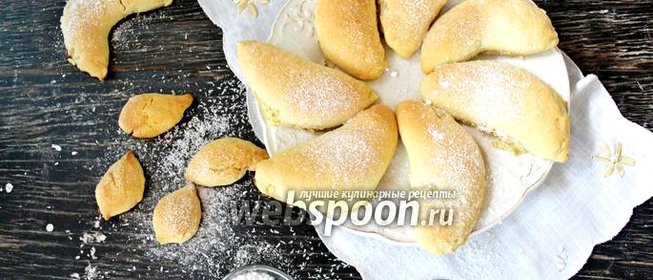 Печенье с бананом,творогом и кокосовой стружкой