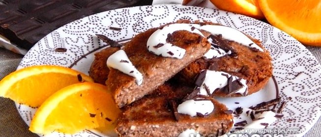 Апельсиново-шоколадные сырники