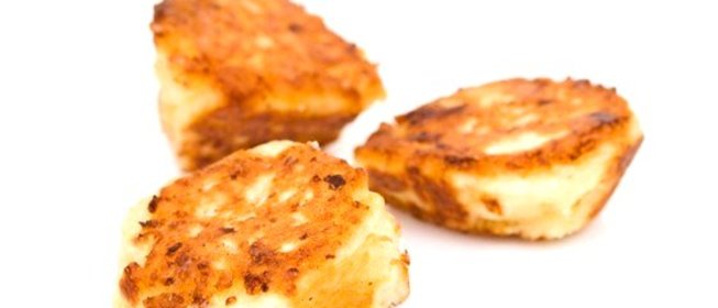 Сырники из творога с картофелем