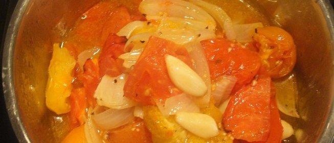 Рагу из помидоров