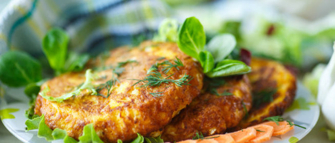 Морковные оладьи