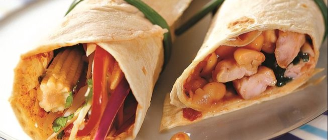 Буррито с курицей