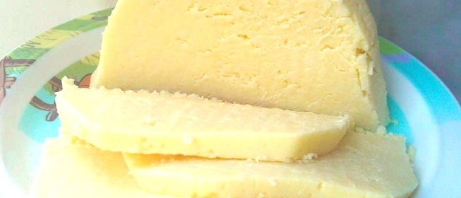 Домашний сыр из кефира и молока