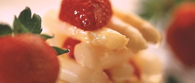 Спаржа в карамели