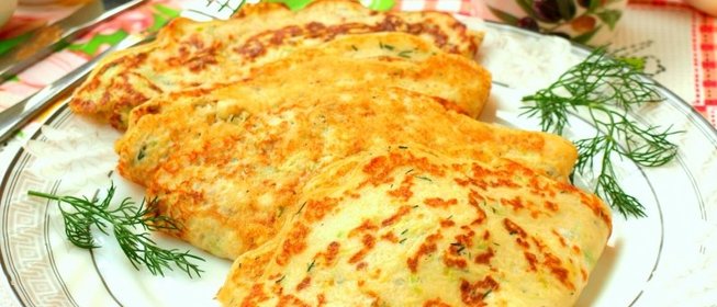 Блинчики из кабачков