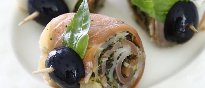 Закуска из двух видов рыбы