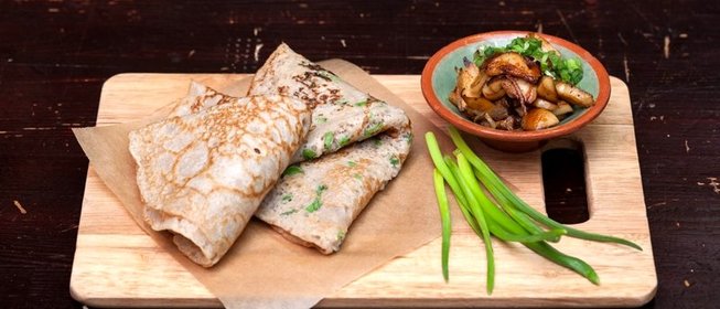 Гречишные блины постные