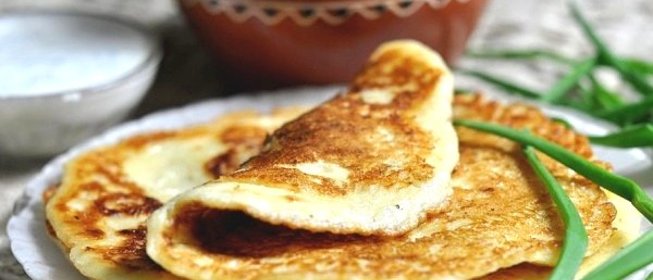 Постные картофельные блины