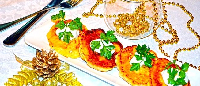 Сырные оладьи с кешью