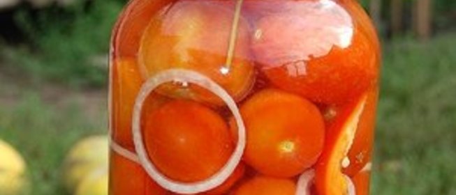 Помидоры слоями на зиму