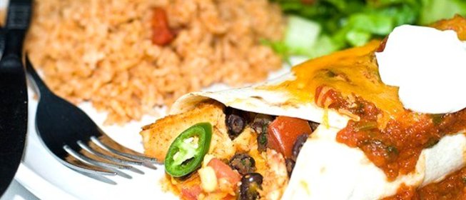 Энчиладос с фасолью