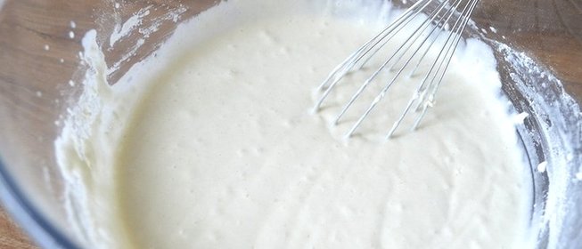 Тесто для блинов без яиц