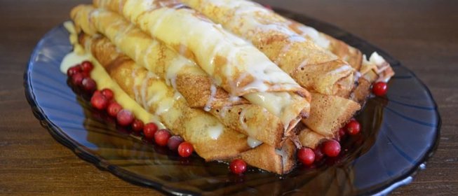 Творожные блинчики