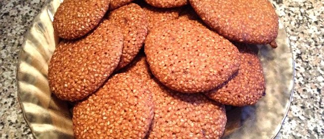 Кунжутное печенье