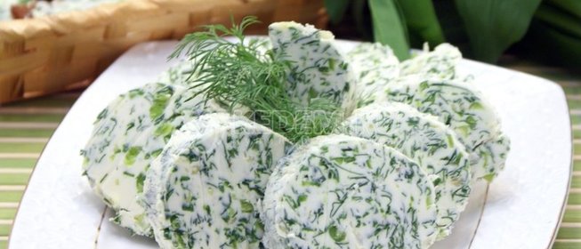 Масло с зеленью