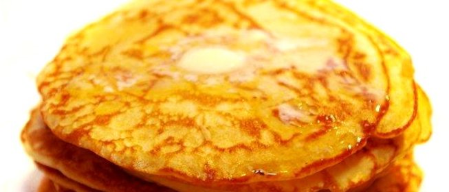 Блины на минеральной воде