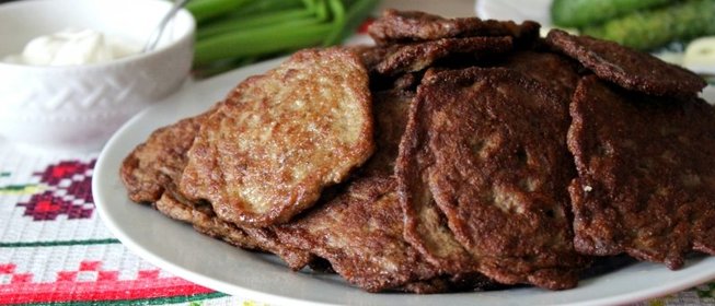 Печеночные оладьи с манкой и рисом