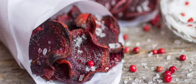 Свекольные чипсы