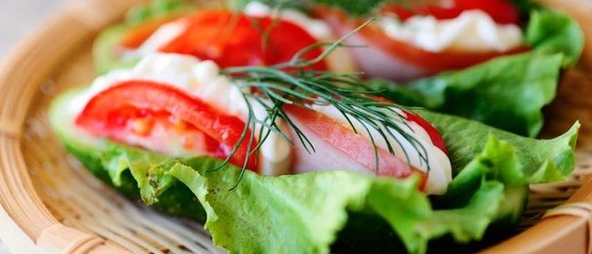 Закуска из огурцов