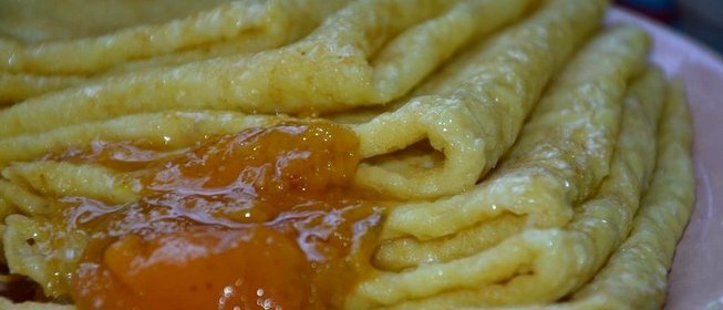 Блинчики домашние на молоке