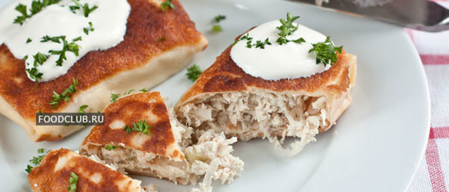 Блинчики с курицей