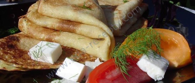 Вкусные блины из кабачков