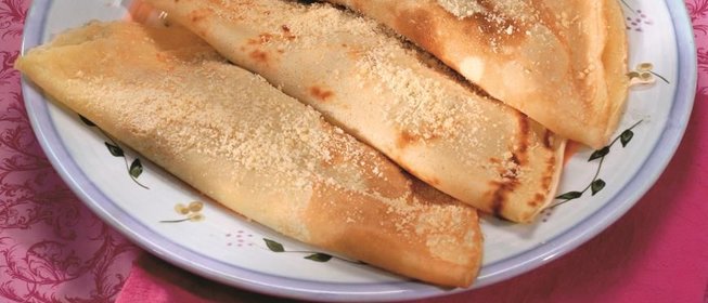 Блины с грибами