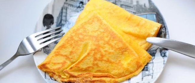 Морковные блины с сыром и фетой