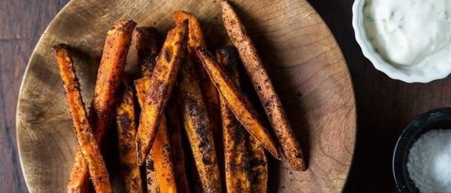 Батат с острыми специами