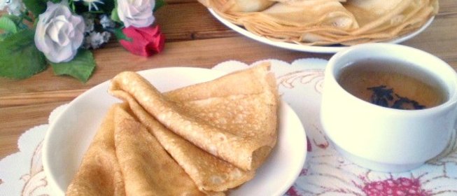 Блинчики без дрожжей