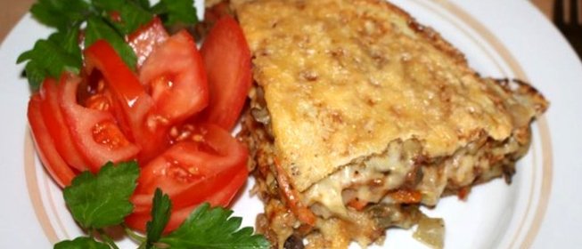 Лазанья из блинов