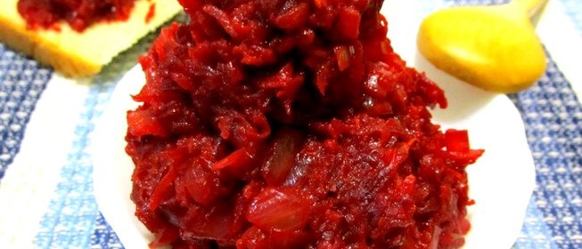 Икра свекольная