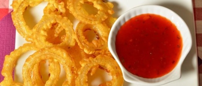 Лук в кляре