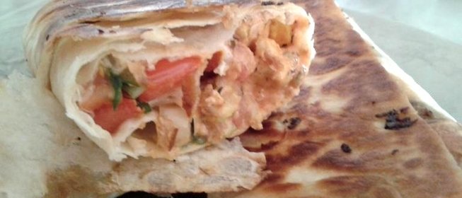 Шаурма по-домашнему с курицей