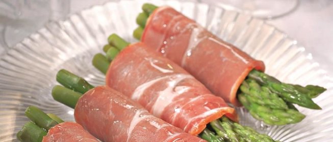 Закуска из спаржи