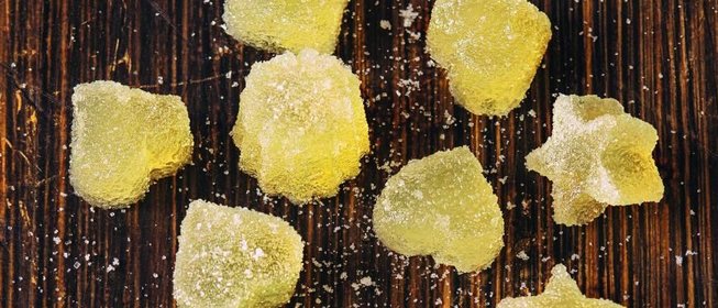 Желейные конфеты из дыни