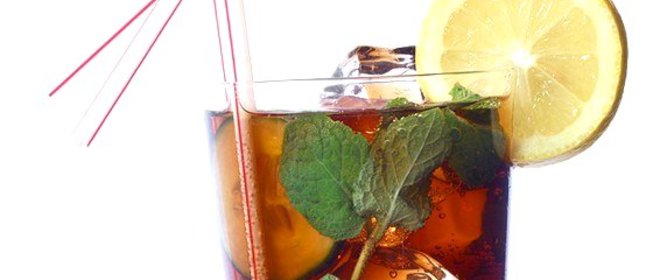 Мятный коктейль с виски