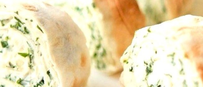 Лаваш с творогом