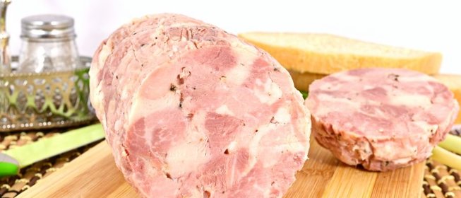 Ветчина рубленая из свинины и курицы