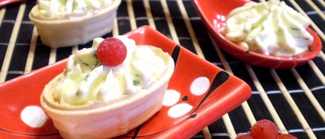 Закуска с сыром и чесноком