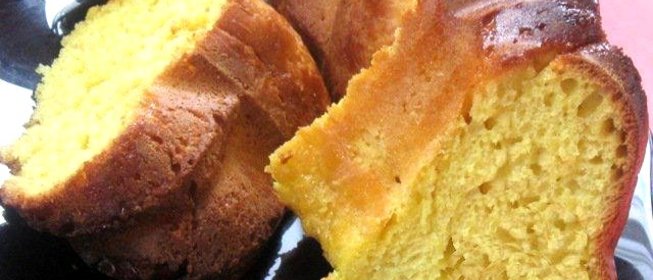 Ромовая баба с апельсиновым соком