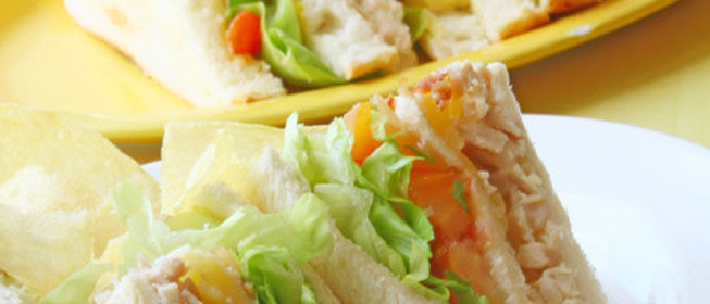 Сэндвичи с овощами