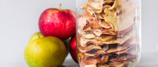 Простые яблочные чипсы