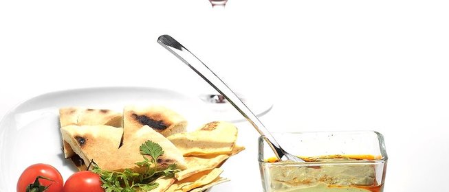 Бабагануш с натуральным йогуртом