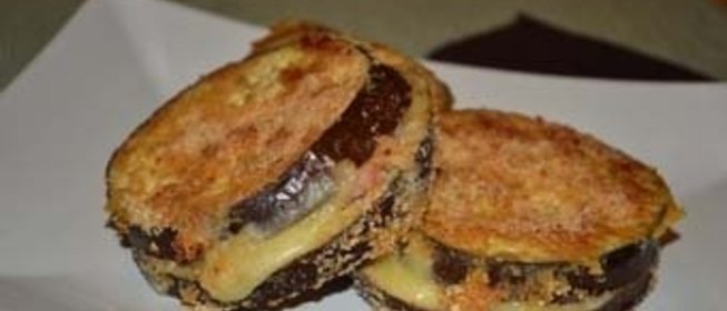 Баклажаны с сыром и ветчиной